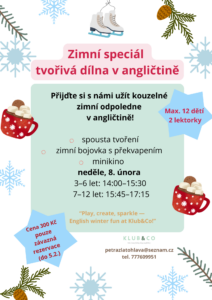 zimní workshop v angličtině